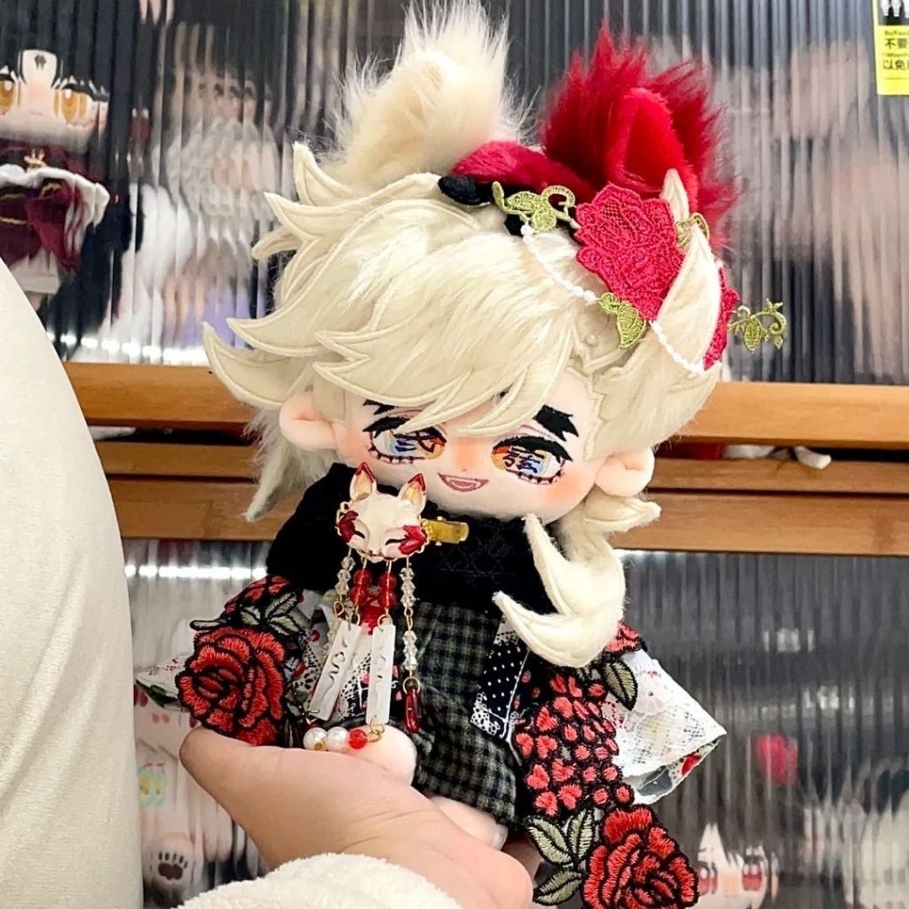 Boneka Plushie Douma 20cm Demon Slayer Kimetsu No Yaiba Boneka Figure Lucu Cotton Doll