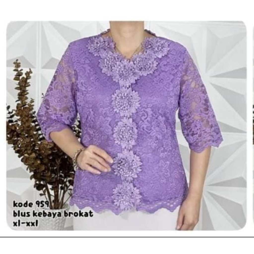 ATASAN BLOUSE BROKAT PREMIUM WANITA