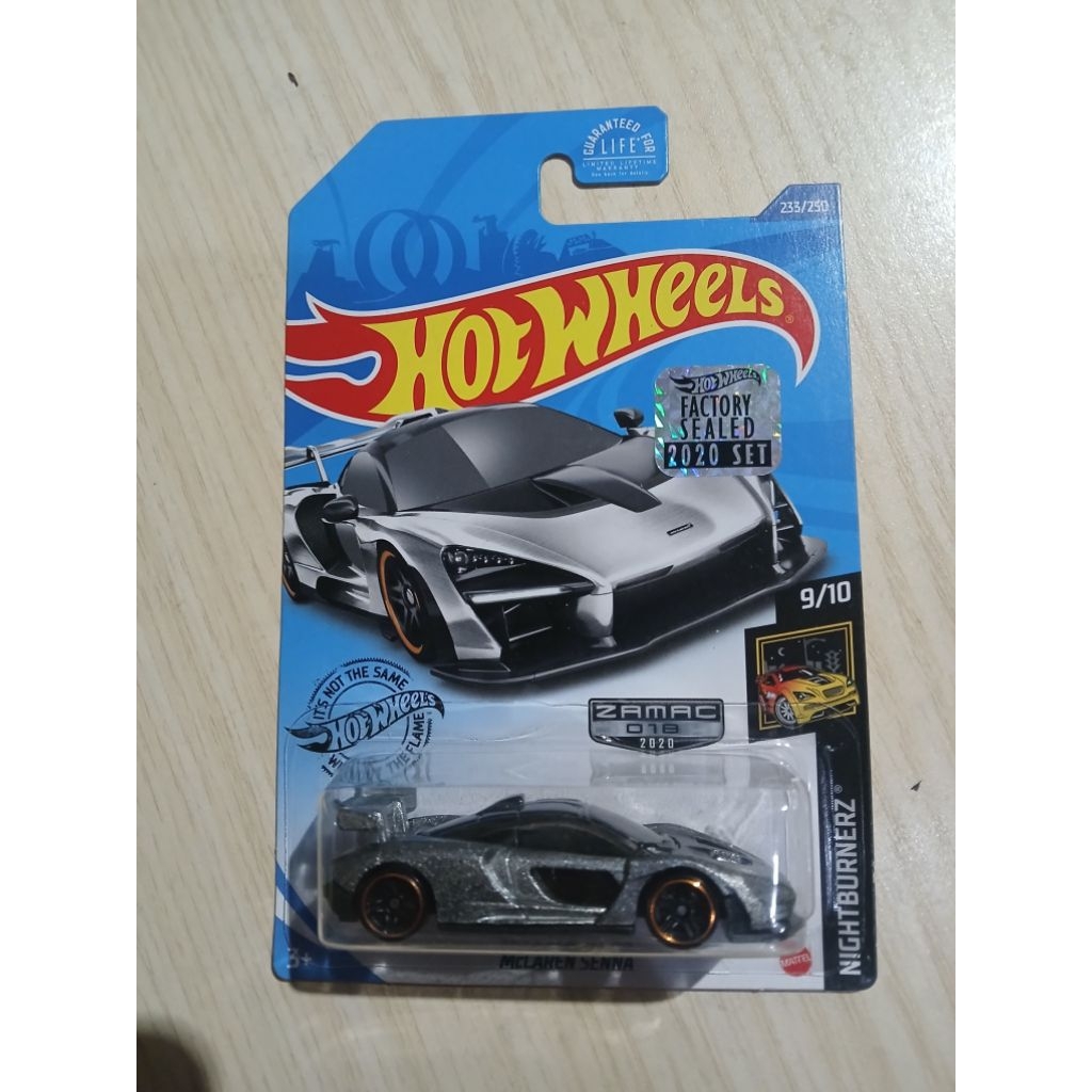 Hot Wheels McLaren Senna ZAMAC | Card Factory Sealed