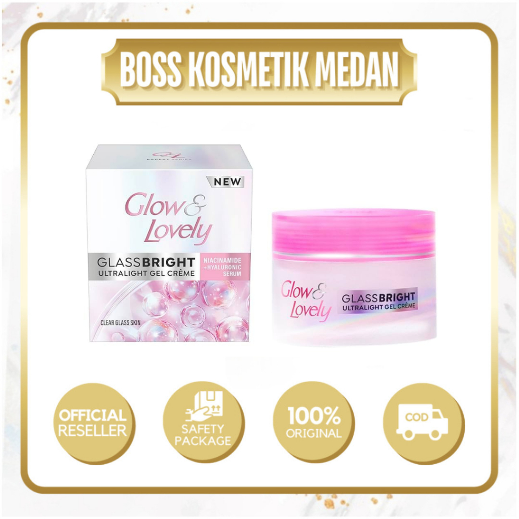 Fair & Lovely Glow and Lovely GlassBright Ultralight Gel Cream With Niacinamide