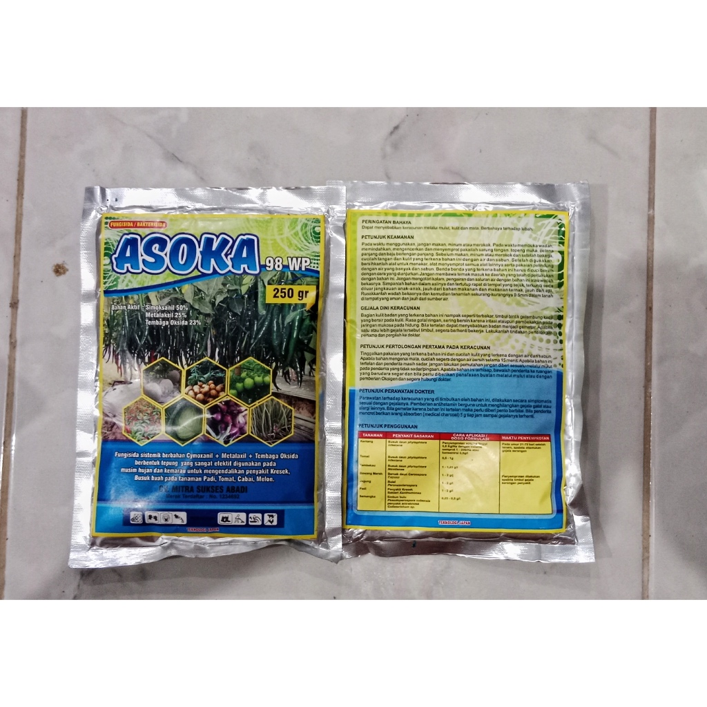 Fungisida ASOKA 98WP 250 gram Fungisida 3 bahan aktif