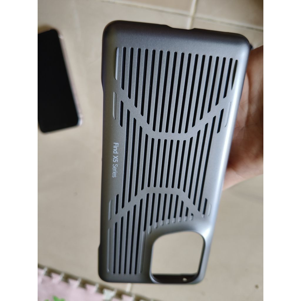 jual original case oppo find x5 with glacier mat bekas