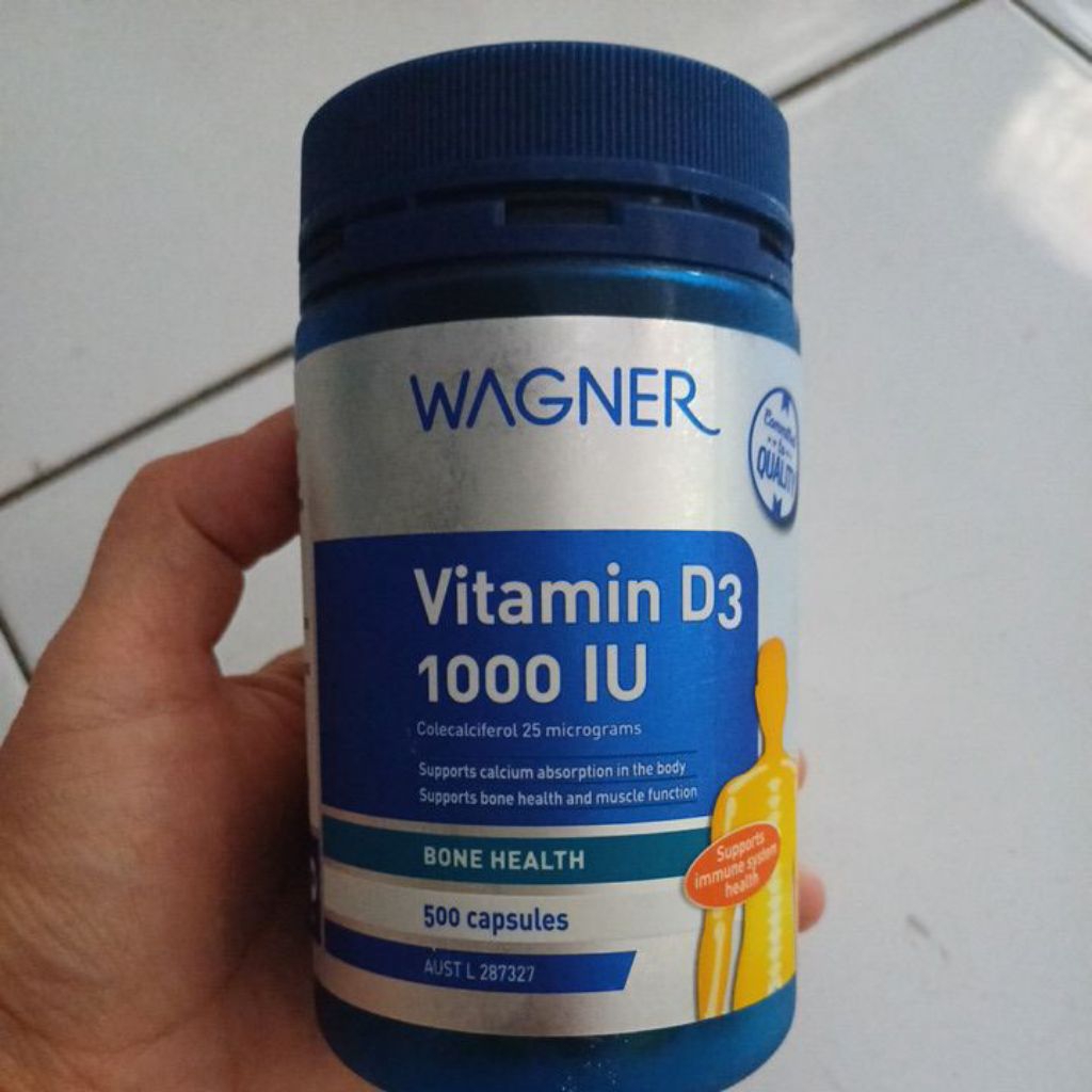 Wagner Vitamin D3 1000IU 500 Capsules