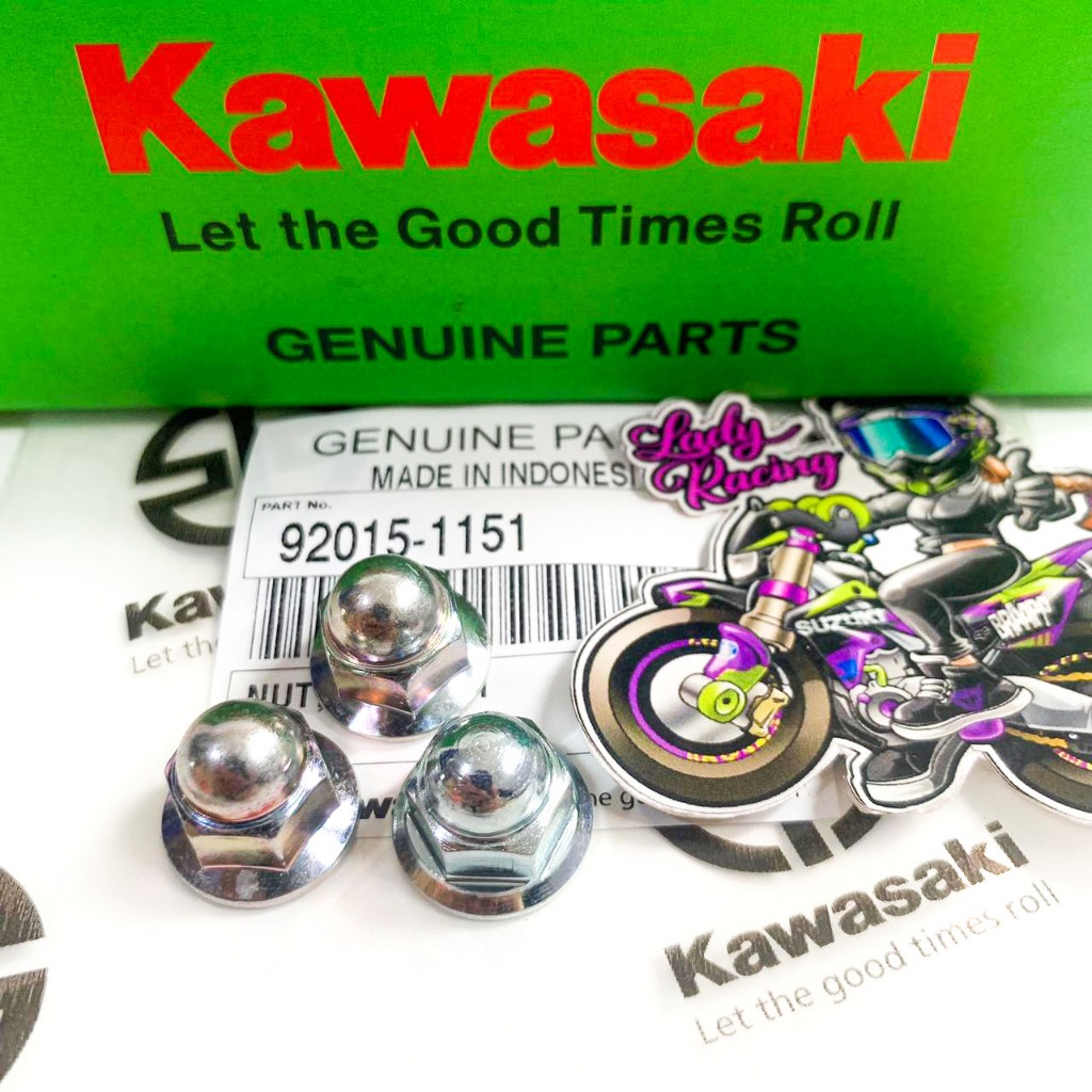 MUR HEAD MUR BAUT TANAM BLOK NINJA RR R SS KAWASAKI ORIGINAL
