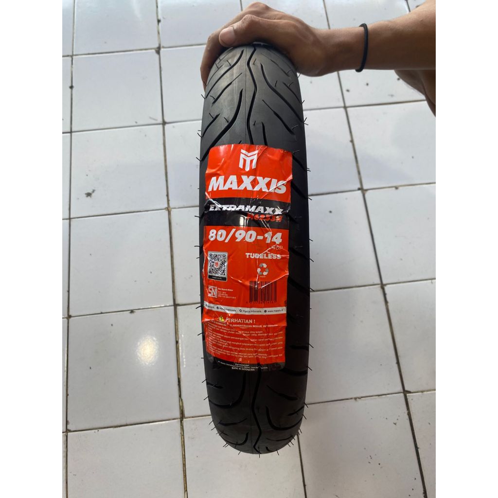MAXXIS EXTRAMAXX RING 14 / 80/90-14 & 90/90-14 / BAN MAXXIS RING 14 TL / BAN TUBELESS BAN LUAR / BAN