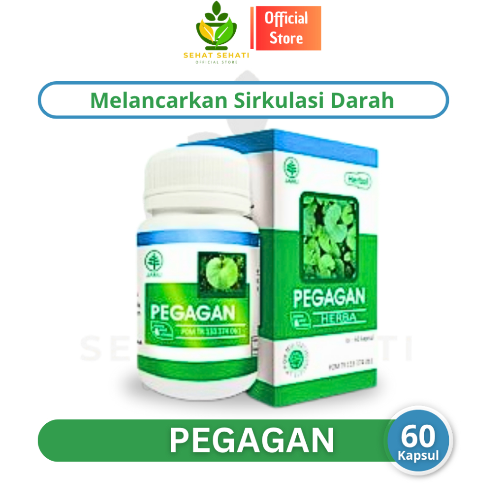 Hiu Kapsul Pegagan (60 Kapsul) Original Extrak Pegagan Herbal