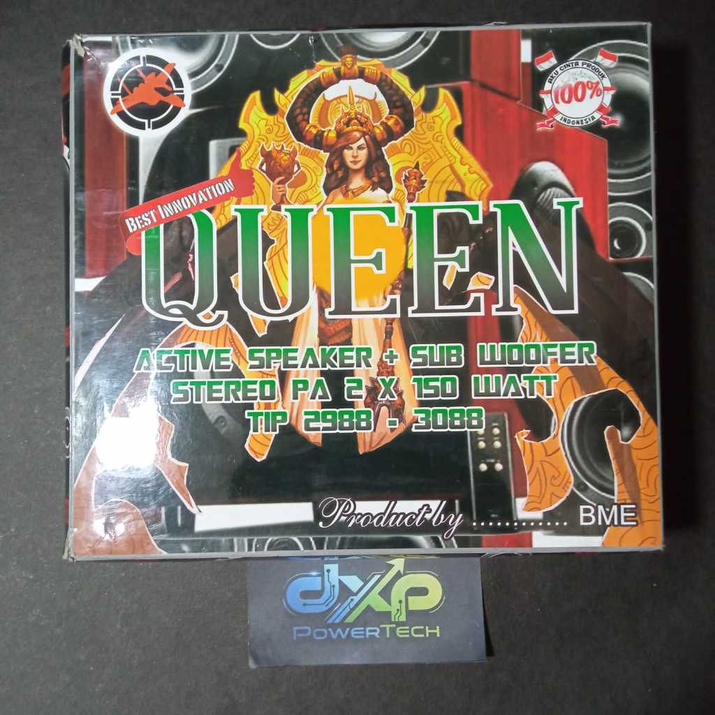ACTIVE SPEAKER STEREO QUEEN 2 MIC + SUB POWER AMPLIFIER 2X150W by BME