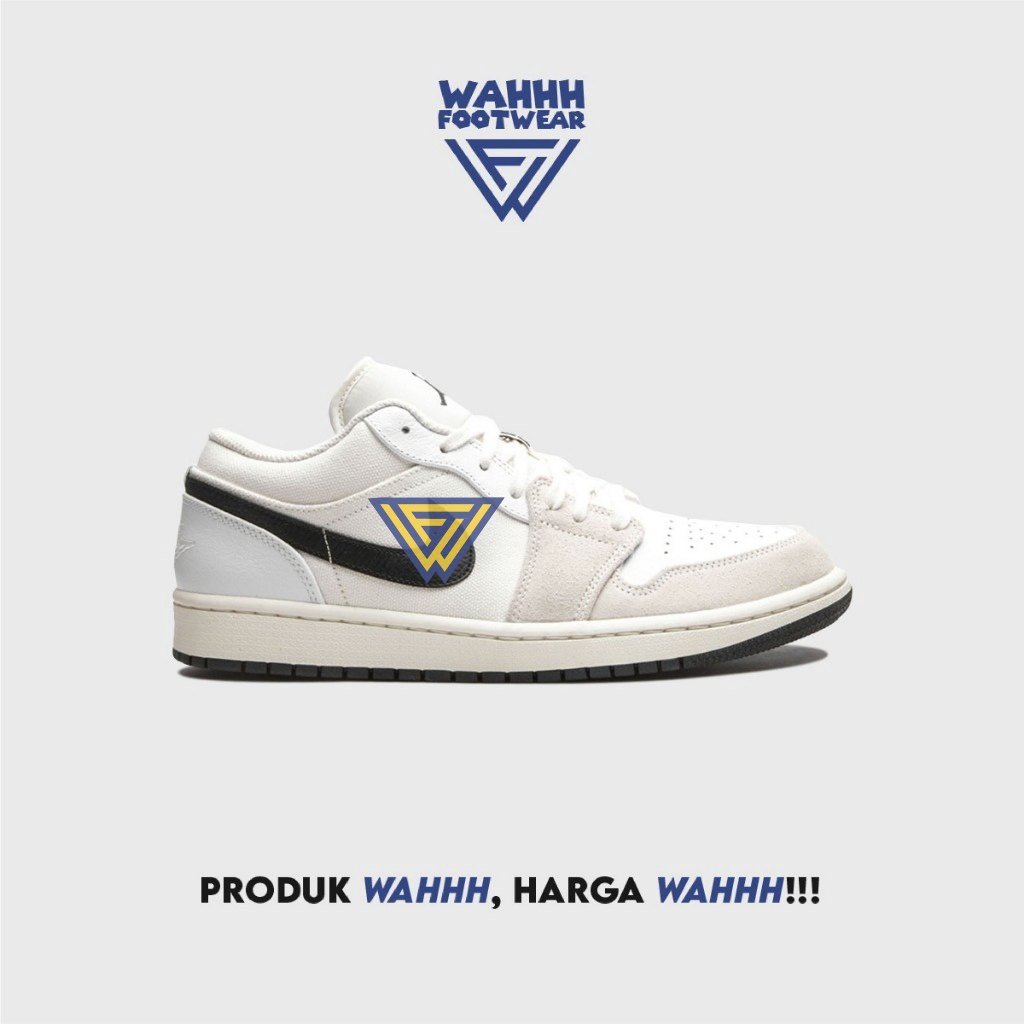 NK Air jordan 1 Low - Astrograbber White Black