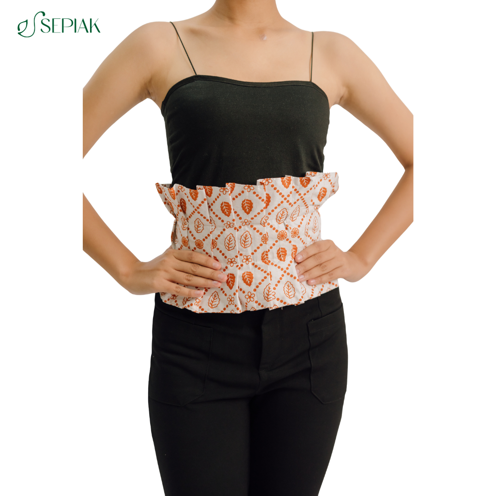 SEPIAK BELITONG OBI BELT / IKAT PINGGANG WANITA BATIK WANITA  PREMIUM  DAUN SIMPOR/ OBI BELT KONDANG
