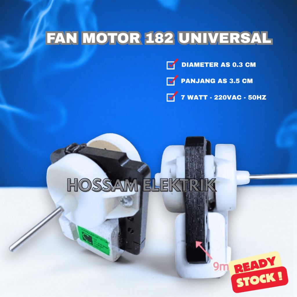 Motor Fan Kulkas 182  /Dinamo Pendingin Kulkas Showcase 2 Pintu