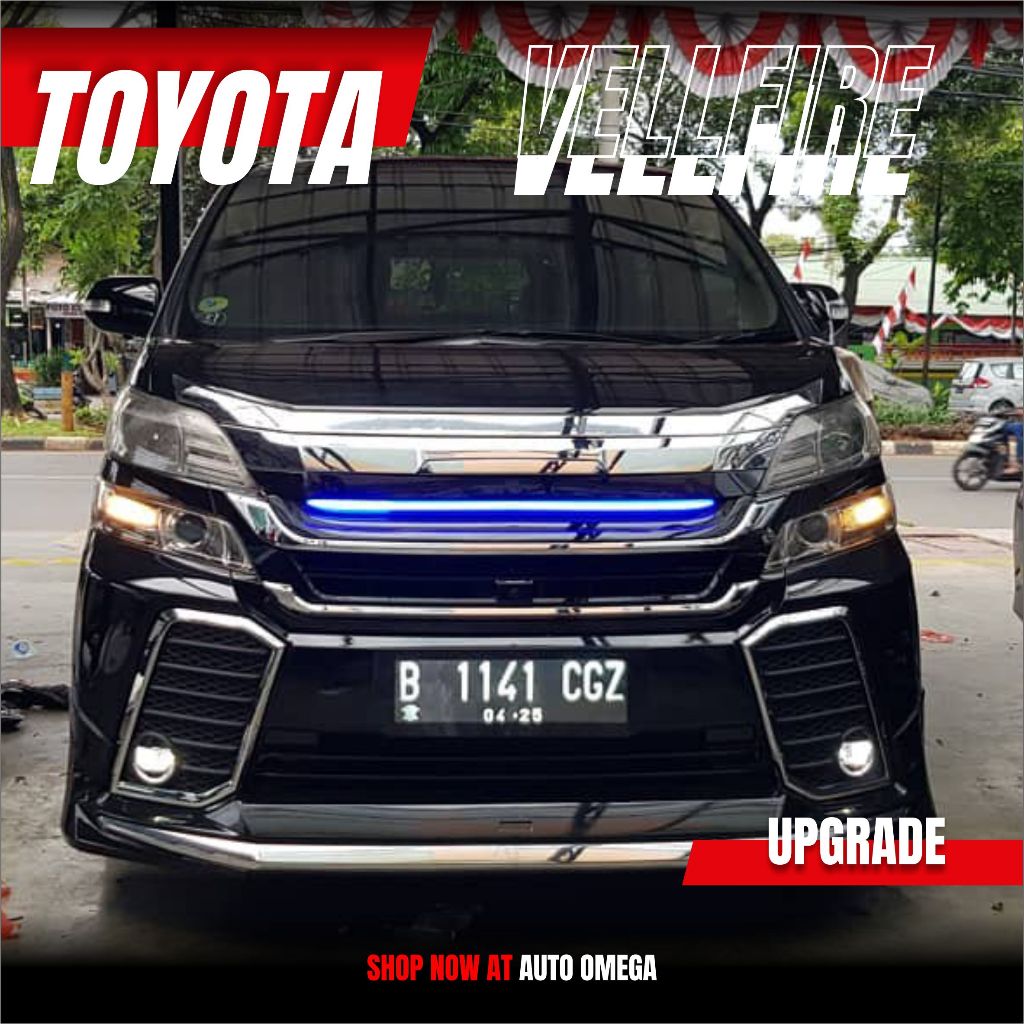 UPGRADE TOYOTA VELLFIRE 2010 - UPGRADE TO FACELIFT MODELLISTA 2017