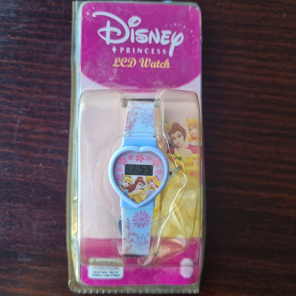 PRELOVED JAM TANGAN ANAK PEREMPUAN VINTAGE DISNEY PRINCESS LCD WATCH