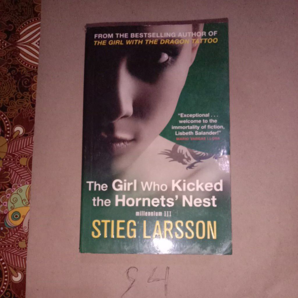 BUKU LARSSON,MILLENIUM III.THE GIRL WHO KICKED THE HORNETS'NEST