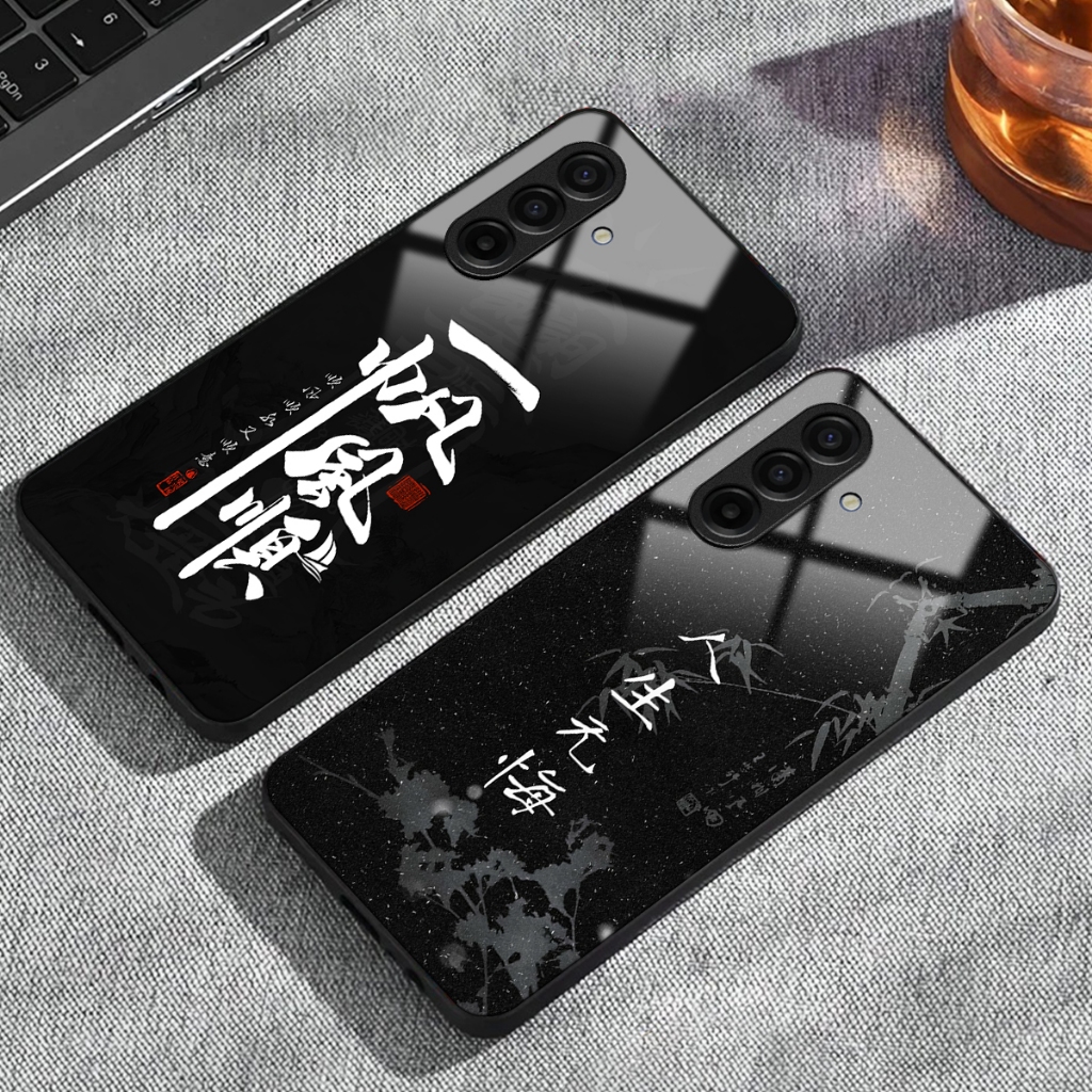 Softcase Kaca Samsung A17 TERBARU A13 A14 A15 A16 Case Kilau - Softcase Plat - Casing Custom Samsung