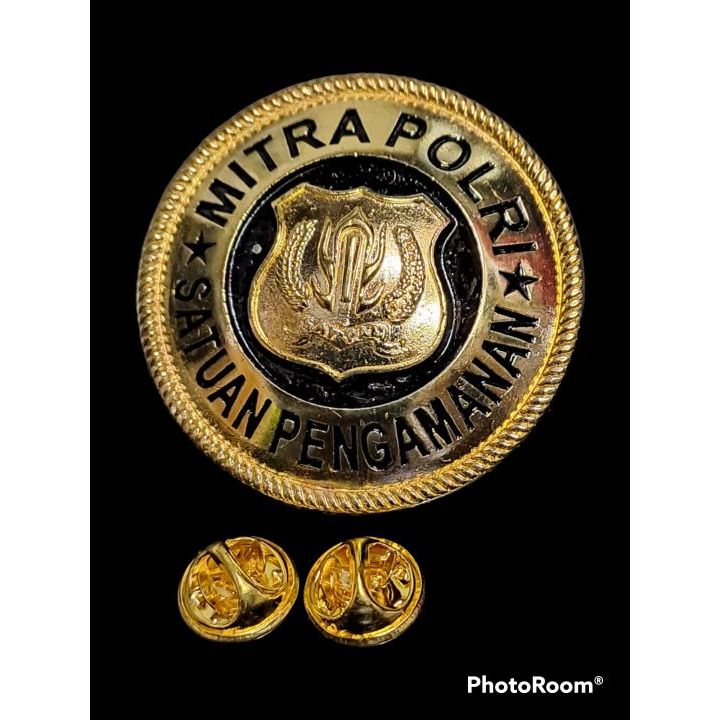 PIN MITRA POLRI//LENCANA MITRA POLRI/SATPAM/SECURITY//PIN SATUAN PENGAMANAN MITRA POLRI