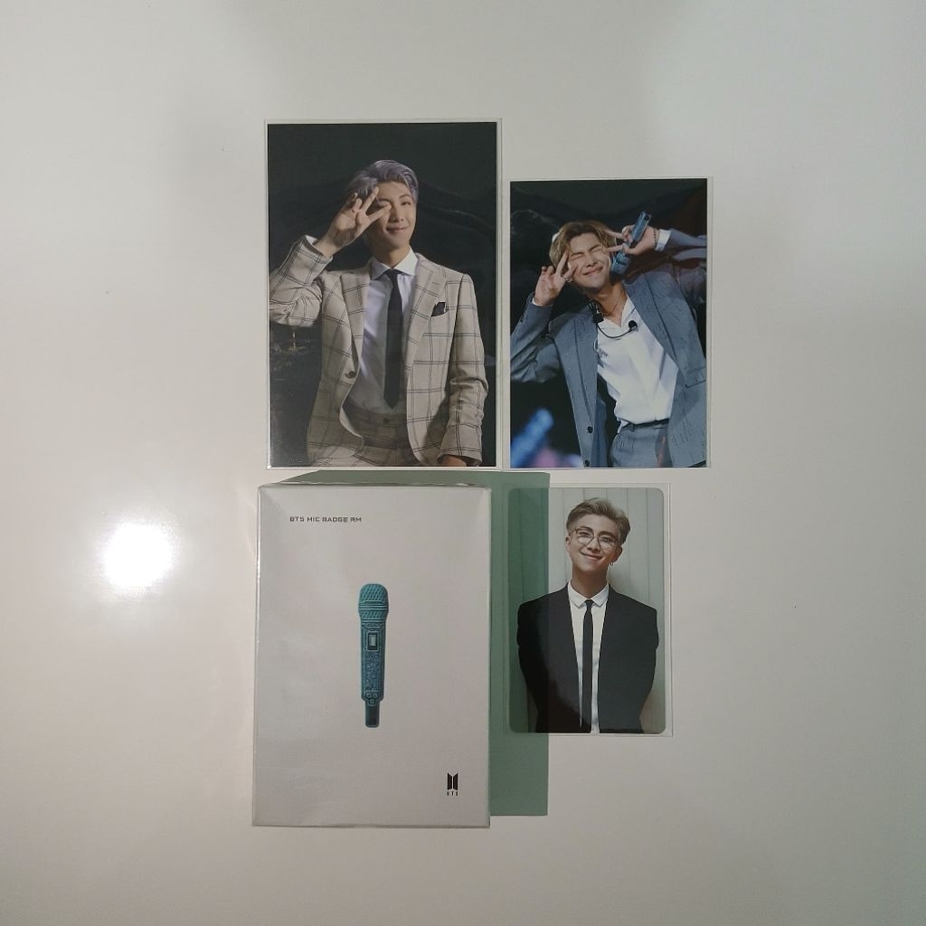 Namjoon Bts Mic Badge Broadcast ON Memo 2018