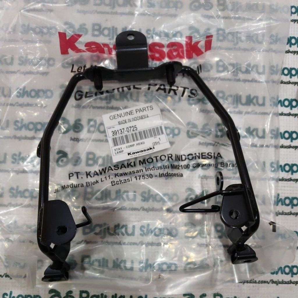 bracket braket breket lampu cover batok lampu klx 150 se sm klx150se klx150sm klx150 se sm ori kmi