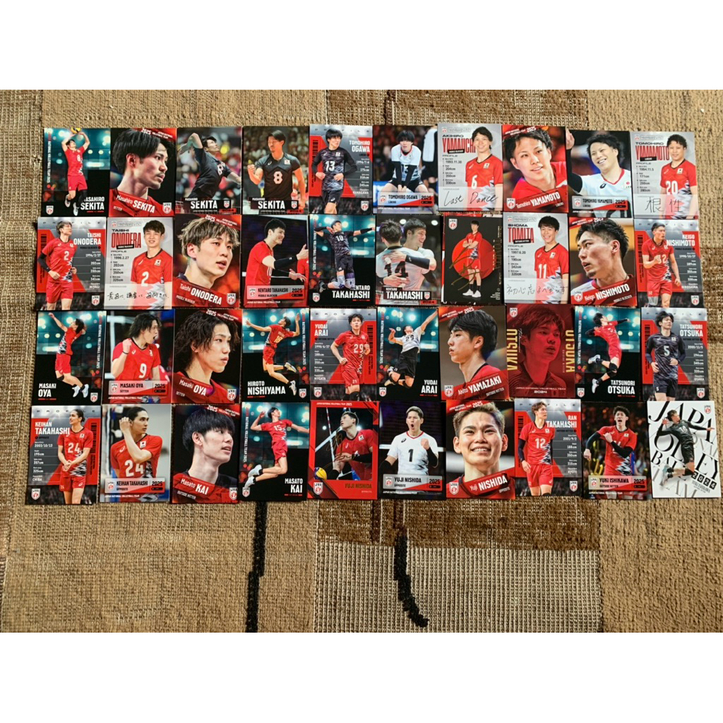 Trading Card TC Ryujin Nippon RJN Volleyball Japan 2024 2025