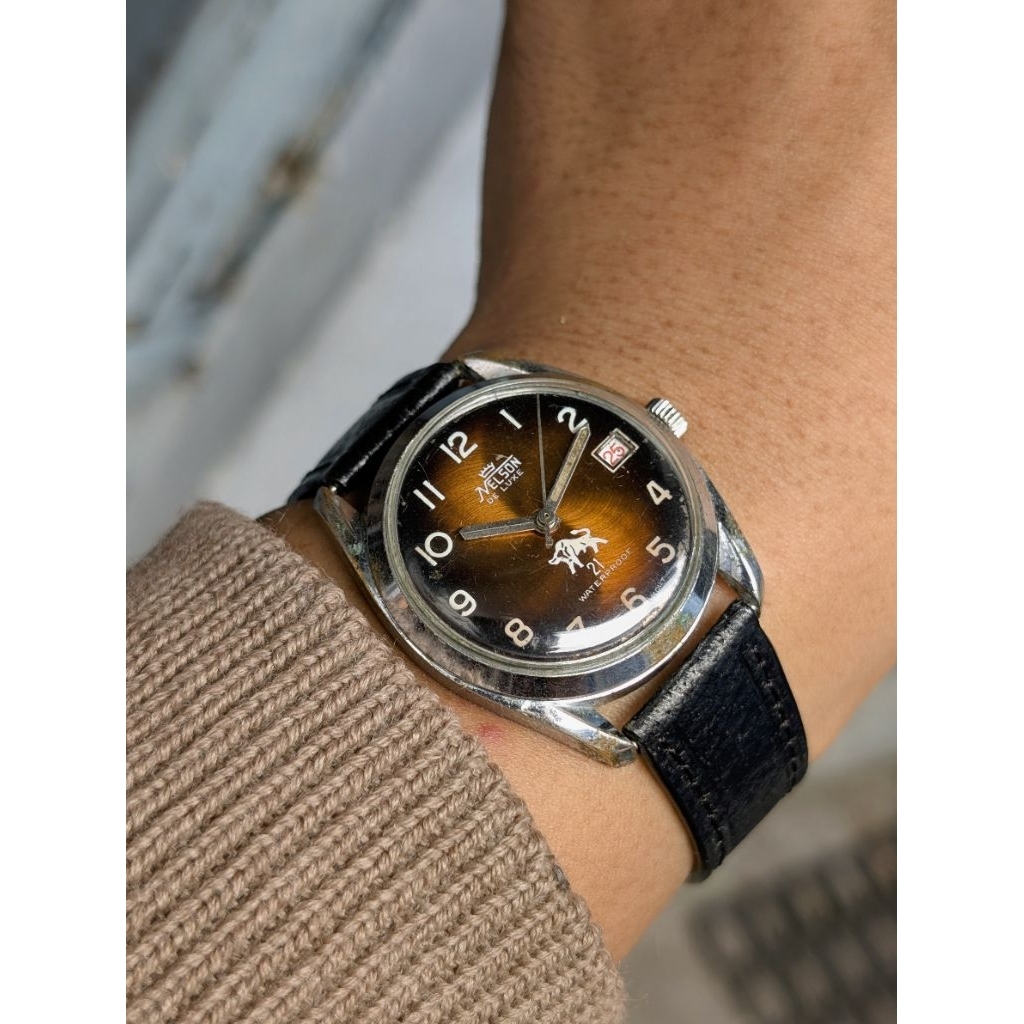 70's Nelson Admiral Sea Manual Winding 21 Jewels