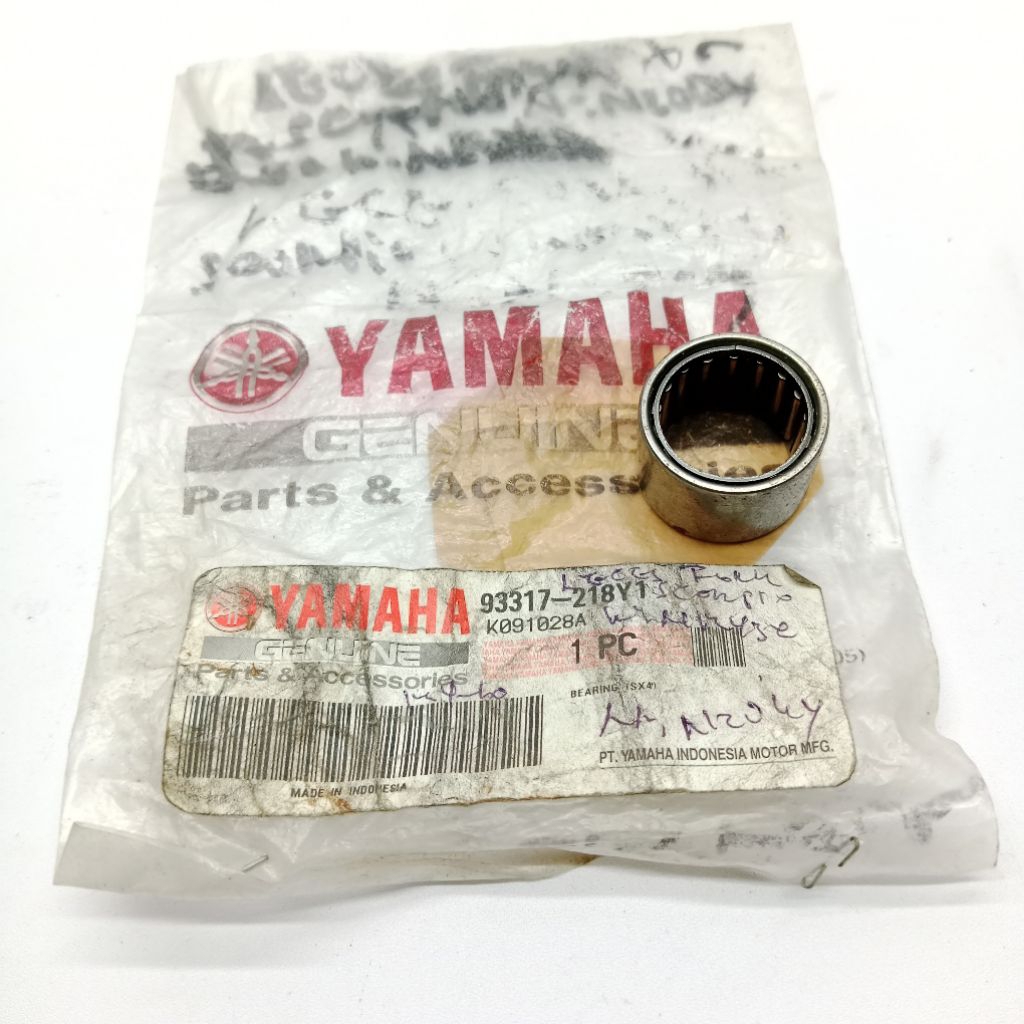BEARING BAMBU ARM LAHER LAKER YAMAHA SCORPIO VIXION BYSON R15 93317-218Y1 ORI ORIGINAL ASLI YAMAHA Y