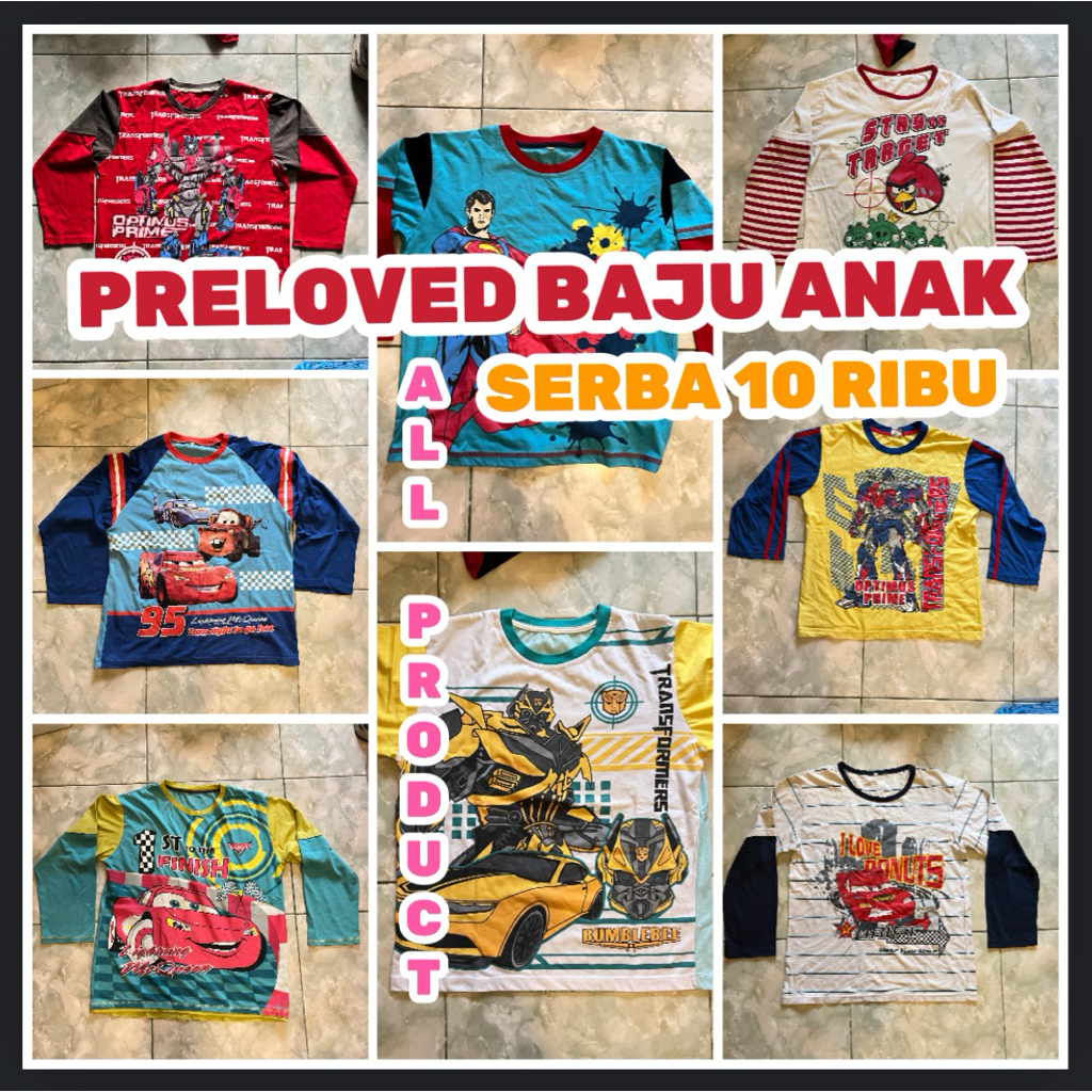 BAJU ANAK SERBA 10 RIBU