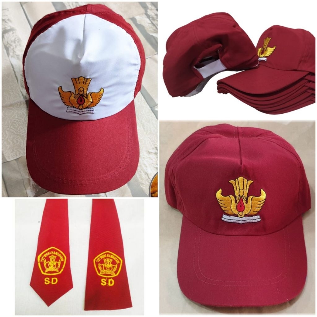 paket topi sd dan dasi