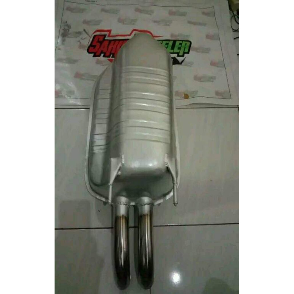 Knalpot mercedez benz w140 ( tabung belakang )