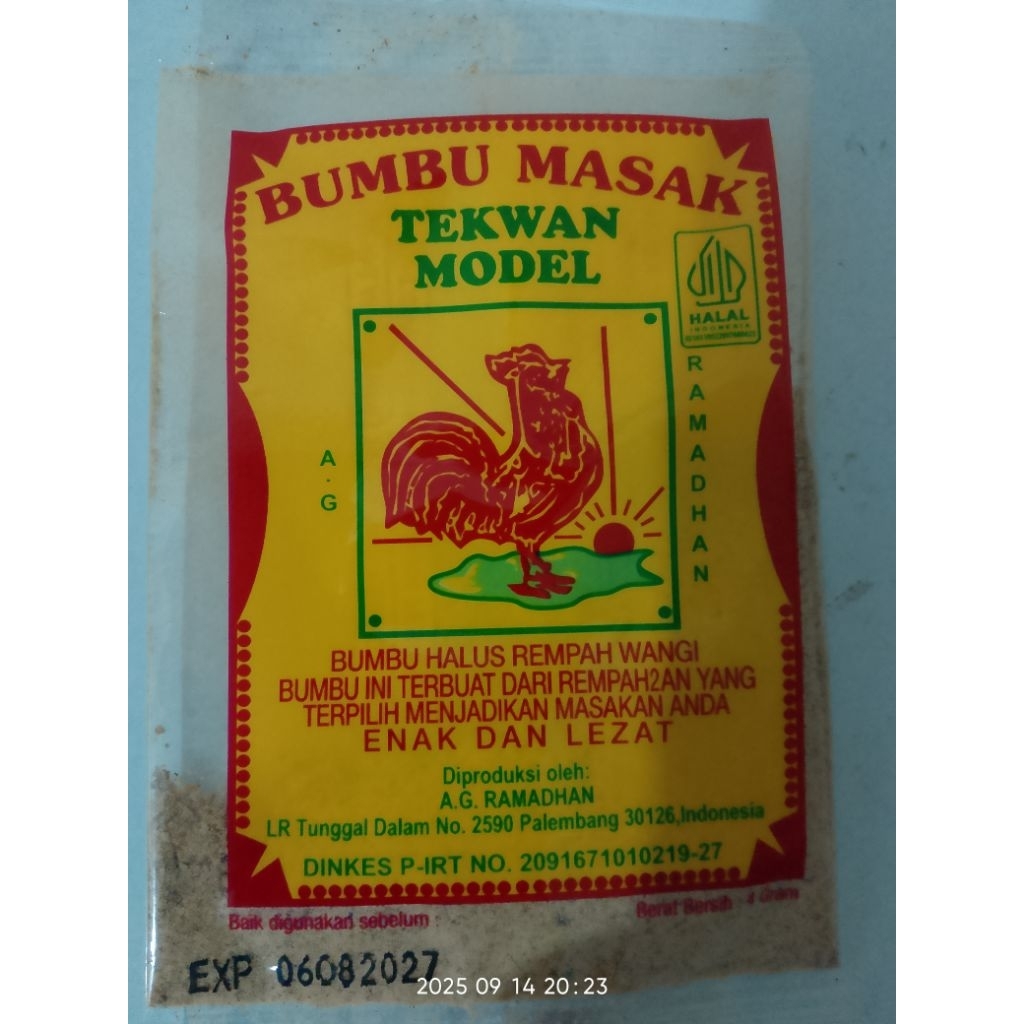 bumbu tekwan model cap Ayam