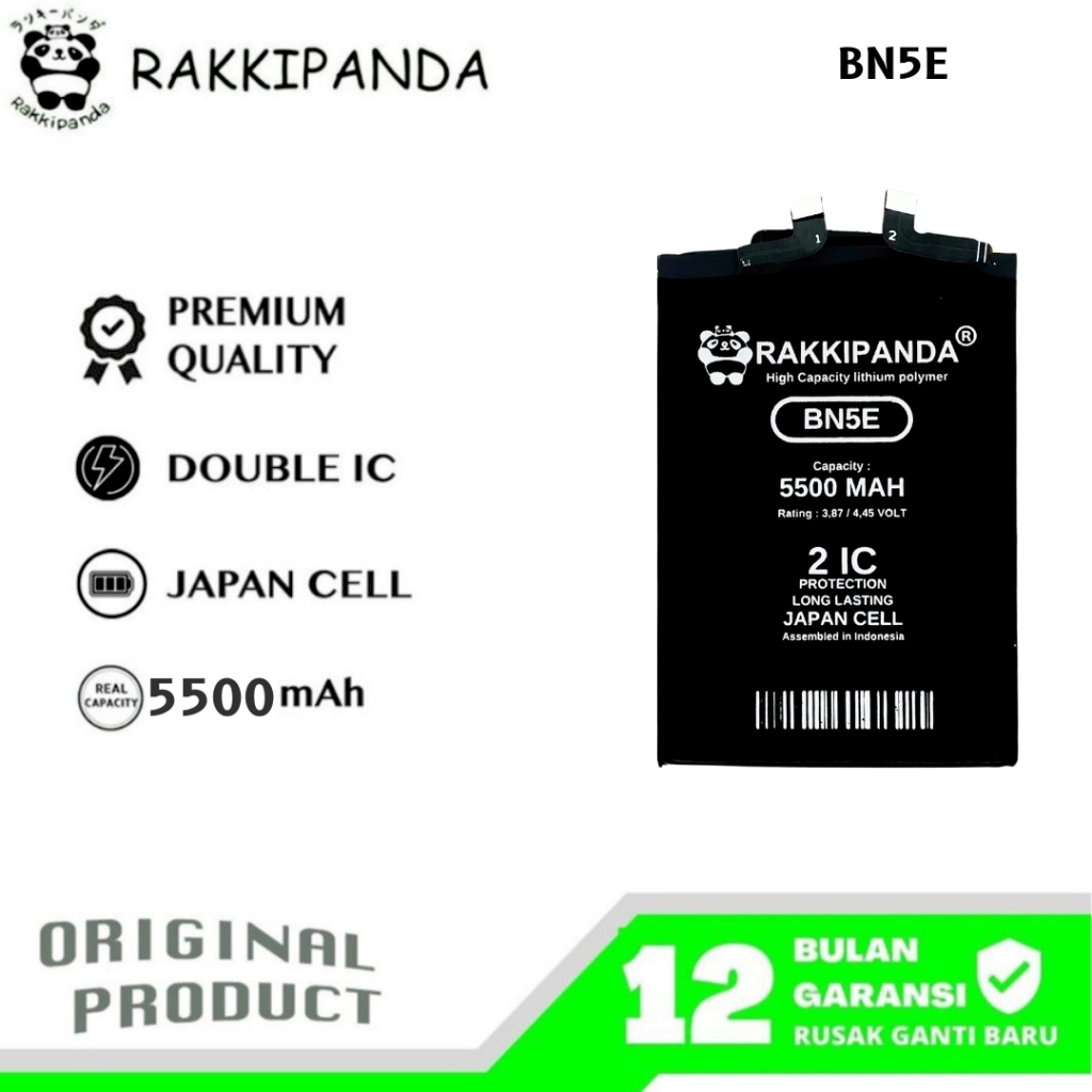 RakkiPanda - BN5E Redmi Note 11 Pro 4G / Note 11 Pro 5G / Redmi Note 12 Pro 4G Batre Batrai Baterai