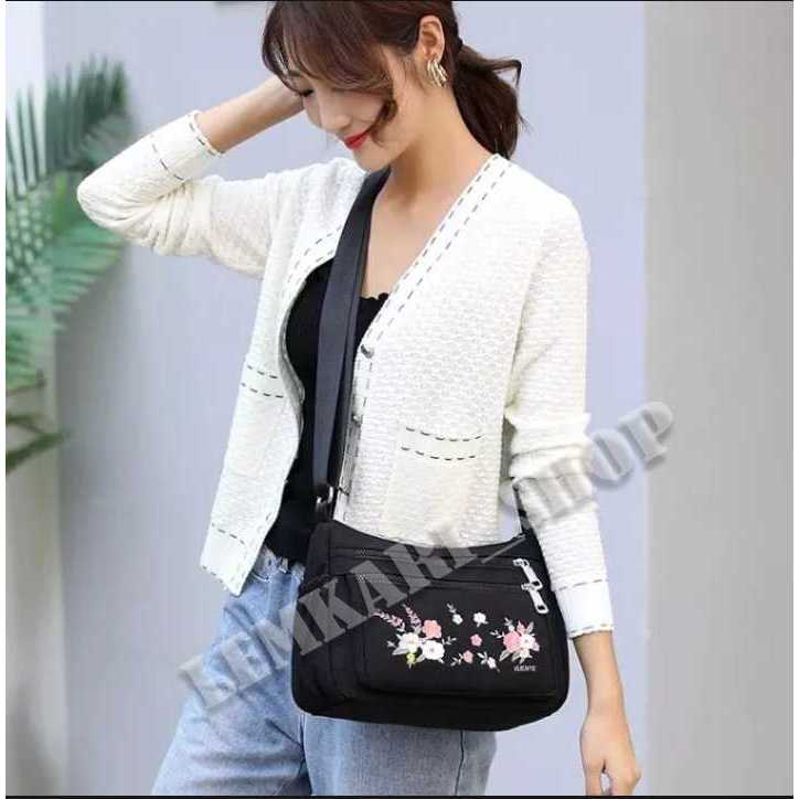 tas selempang wanita model bunga chibao