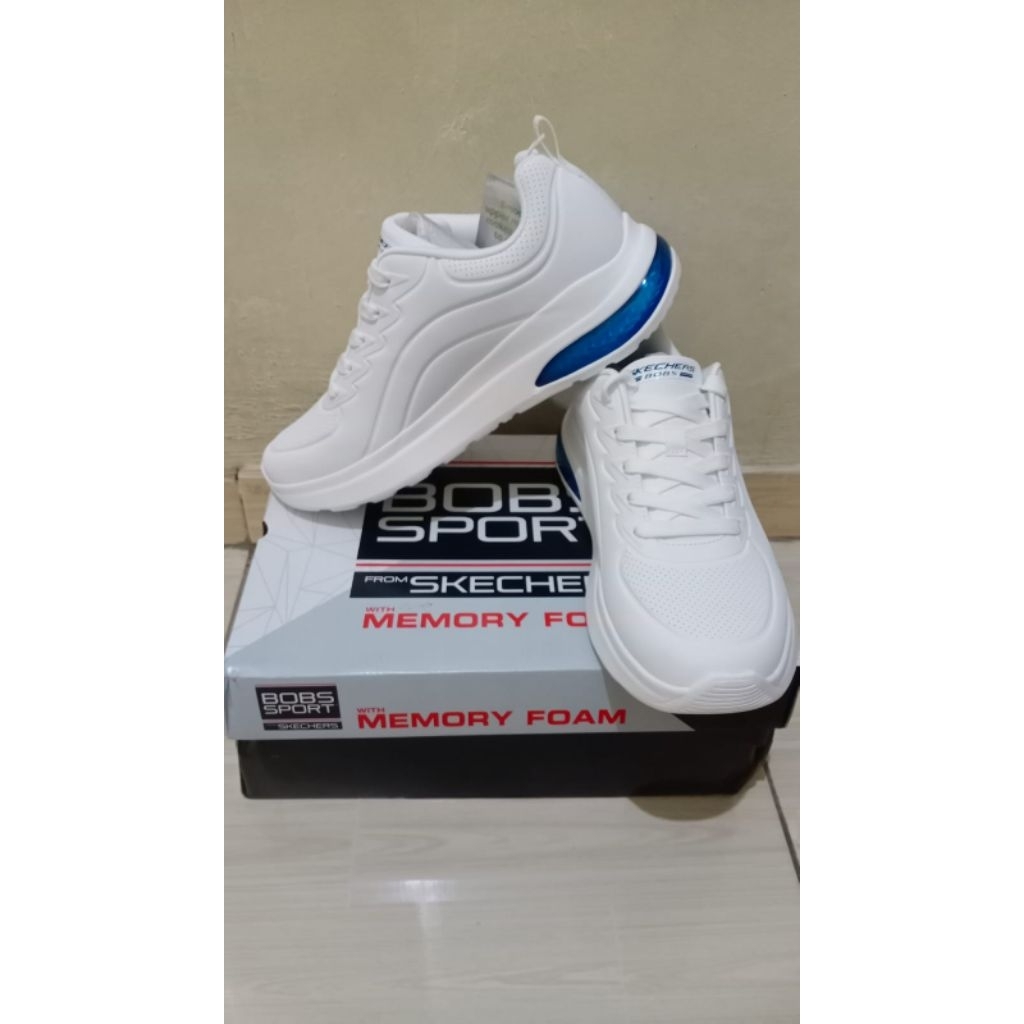 skechers bobs vision air men white
