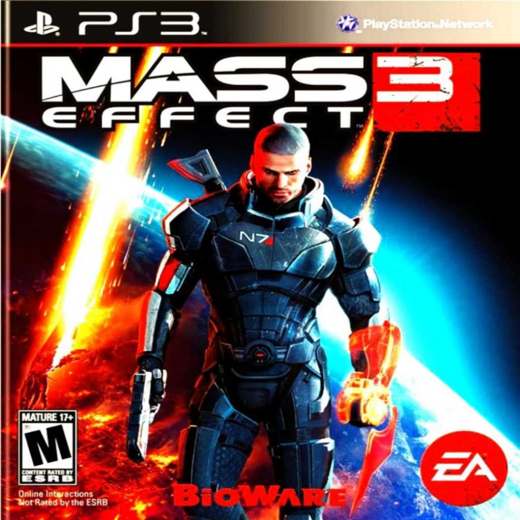 Blu-ray disc Game PS3 Hen/CFW Mass Effect 3+DLC