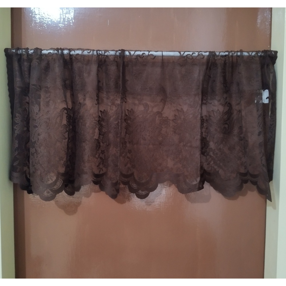 vitrase pendek / vitrage atasan / Poni Tirai / swagset /swag set / tirai jendela dapur