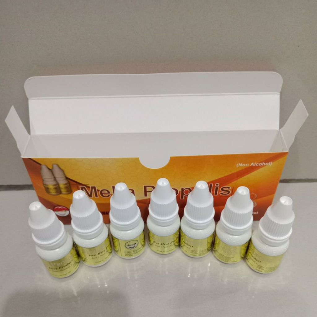 PAKET 7 BOTOL (1 PACK) - Propolis Melia - Melia Propolis - Obat Berbagai Penyakit - Propolis Origina