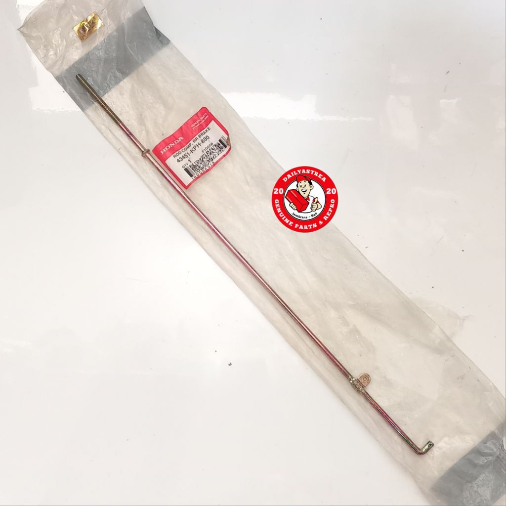 ROD RR BRAKE TIANG KAWAT LIDI REM BELAKANG HONDA KARISMA SUPRA X 125 ORIGINAL ORI 43451-KPH-880