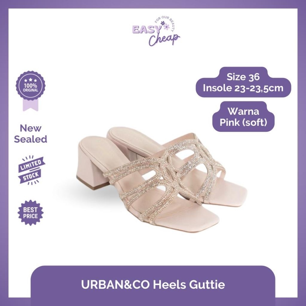 URBAN&CO Wedges Pink