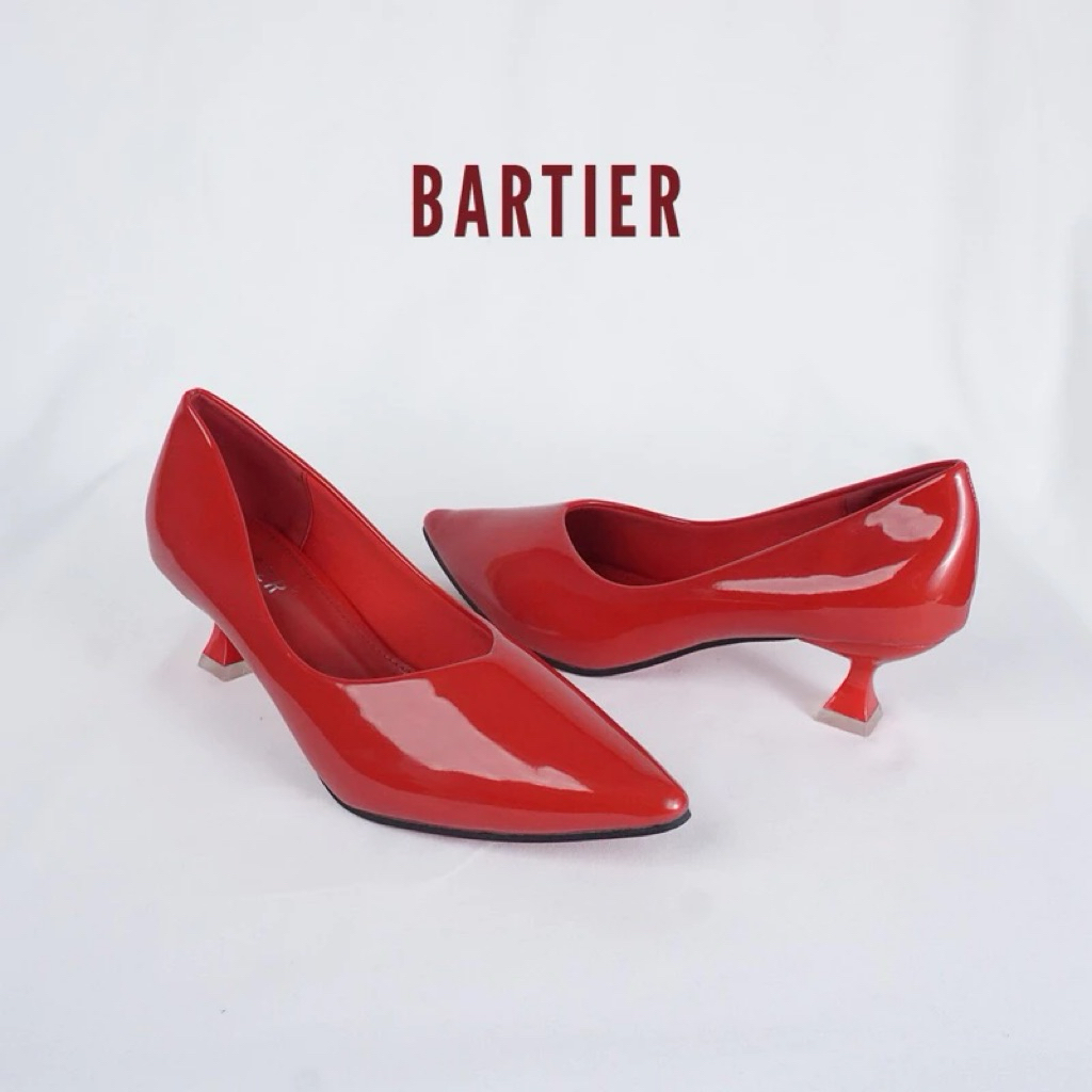 BARTIER - Heels 3 CM Glossy Kitten Heels