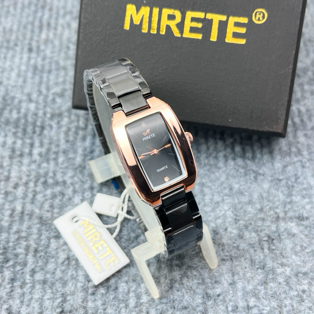 Jam Tangan Wanita Mewah Mirete M302 Quartz Elegan Casual Formal Waterproof