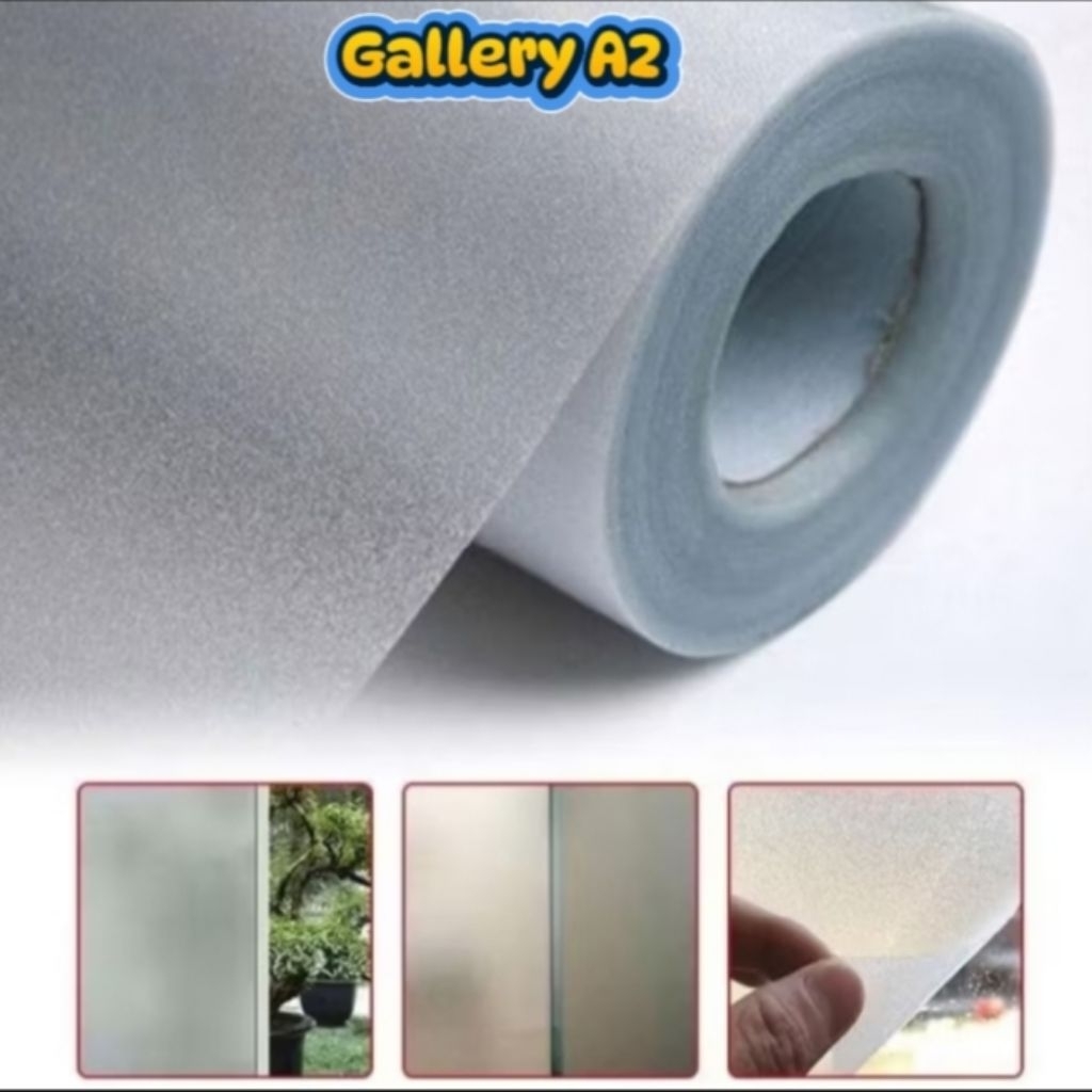 Sticker Kaca Buram / Sticker Kaca Sanblast Pengganti Gorden