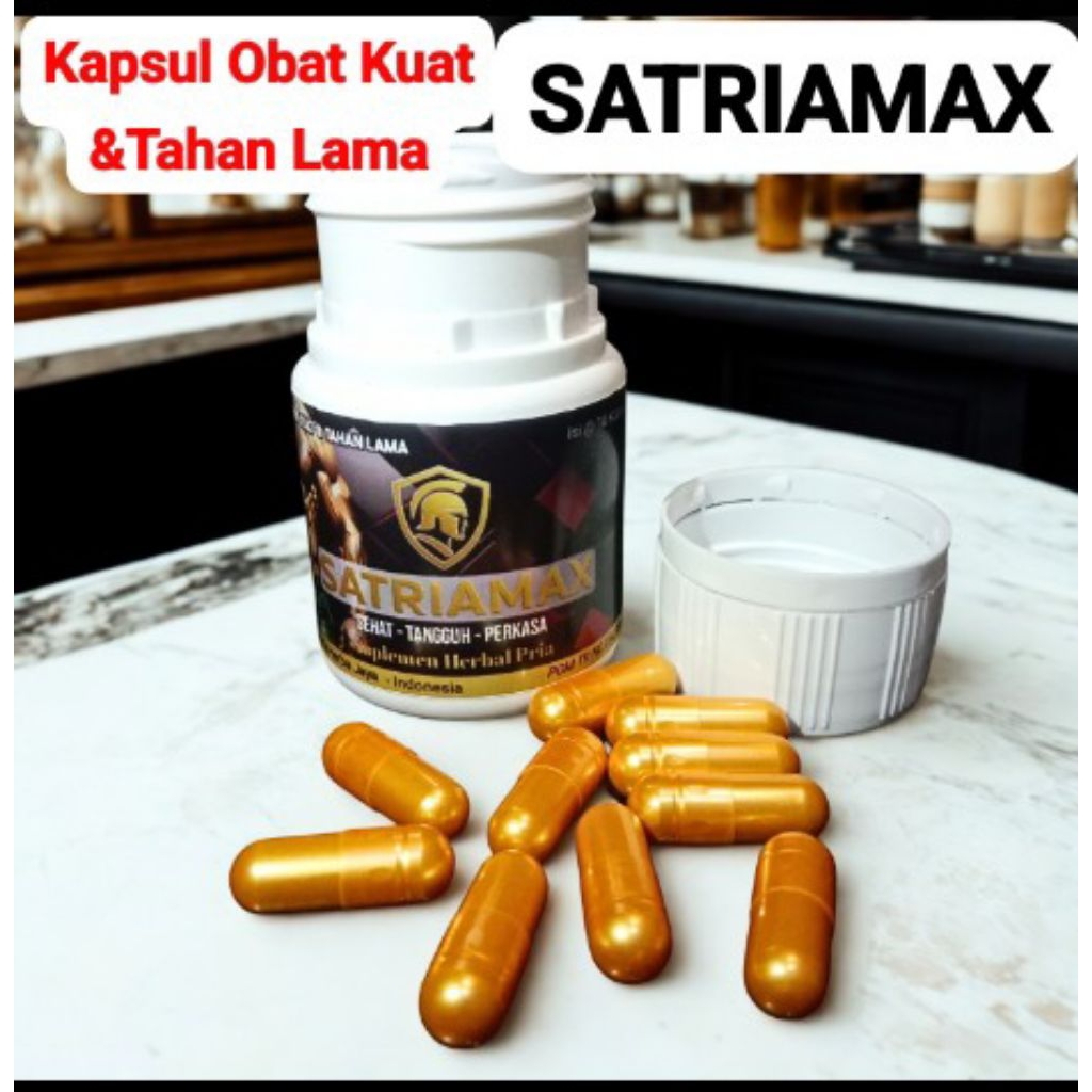 Kapsul Obat Kuat & Tahan Lama Satriamax Atasi Lemah syahwat dan Ejakulasi Dini