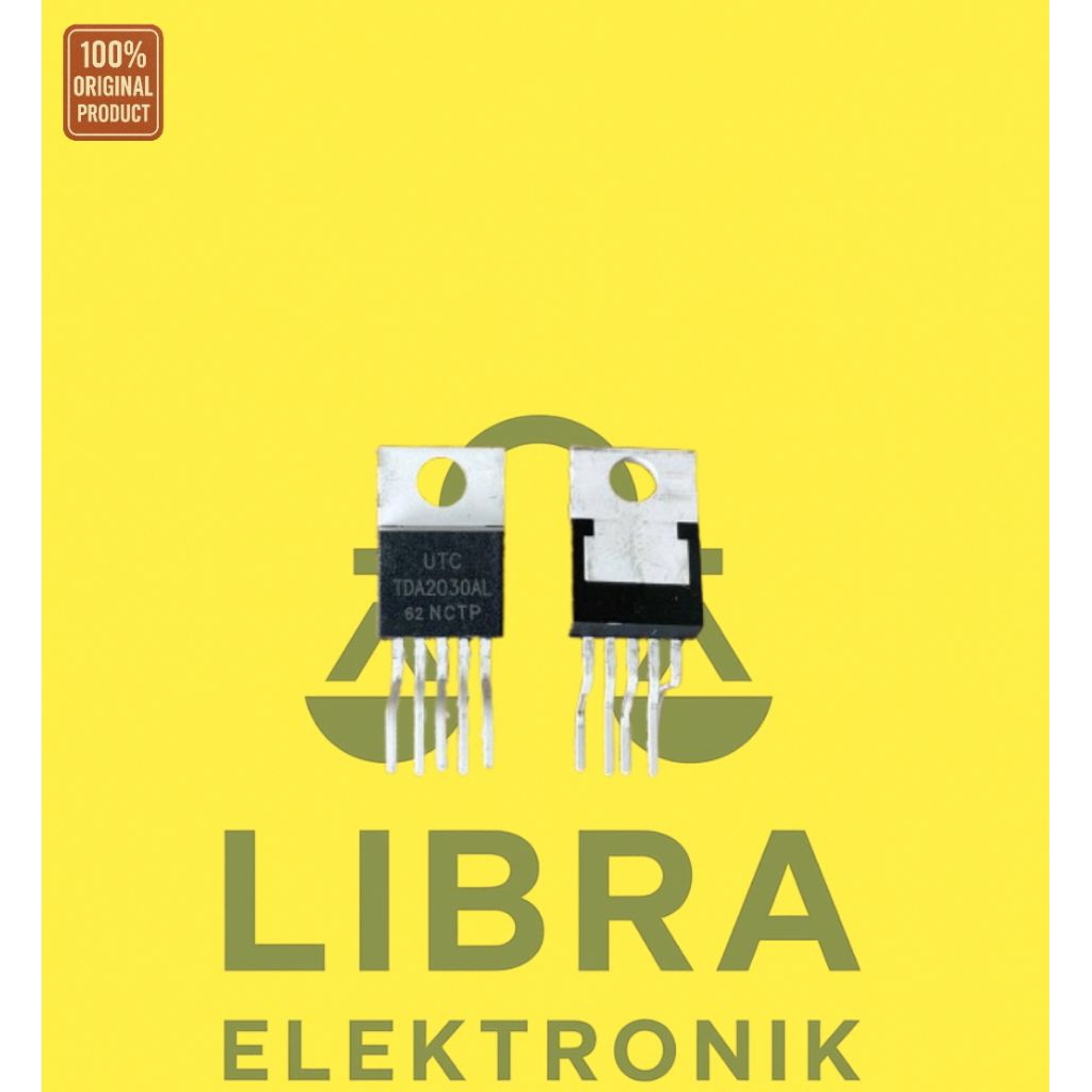 IC AUDIO TDA 2030 ORIGINAL PRODUK DARI UTC PENGGANTI IC GMC POLYTRON