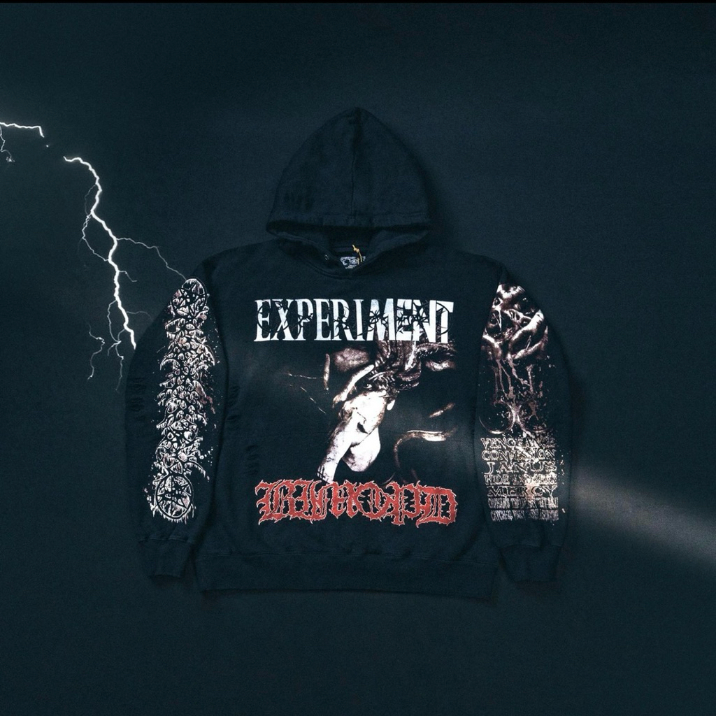 Catharsis X Bimopd - Experiment (Washed Boxy Hoodie) - XL