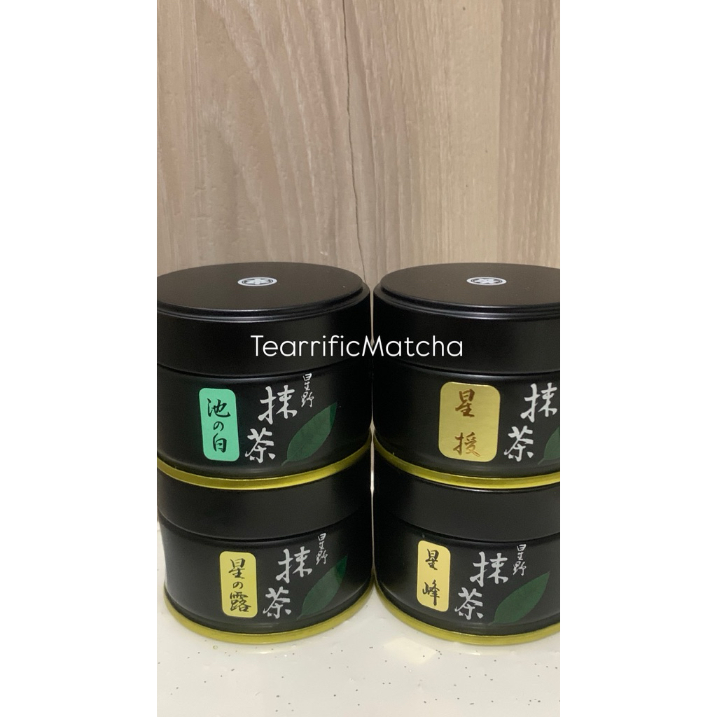 Hoshino Hoshinoen Seichaen Hoshino tsuyu , ike no shiro ; seihou ; seijyu ; yamabuki ; mokuren