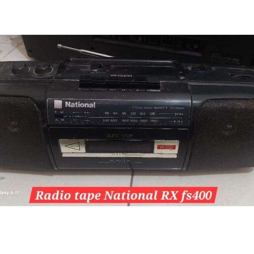 radio tape national rx fs400 jadul idup