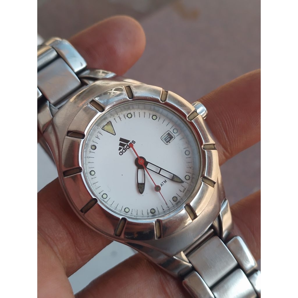 jam tangan adidas vintage original mens watch preloved/second/bekas