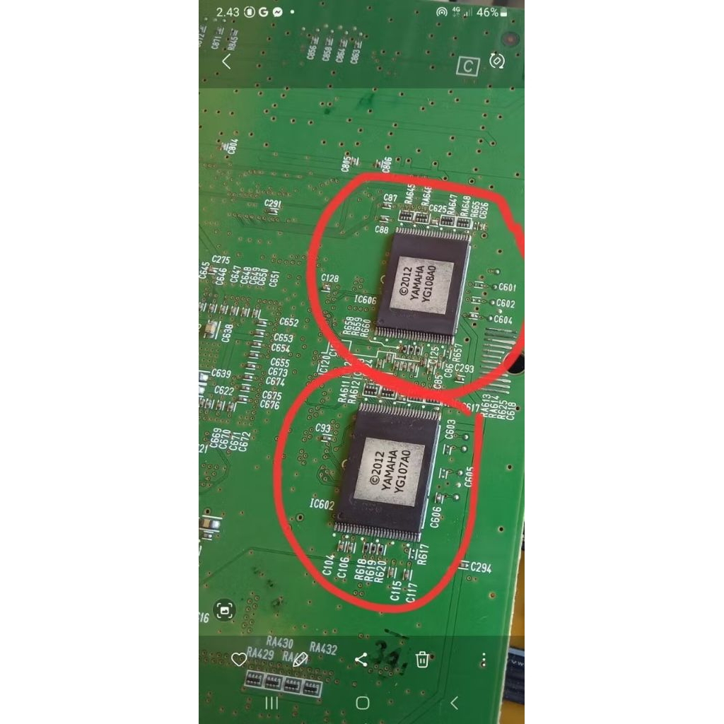 ic 602 dan 606 Keyboard Yamaha Psr s 950 Original