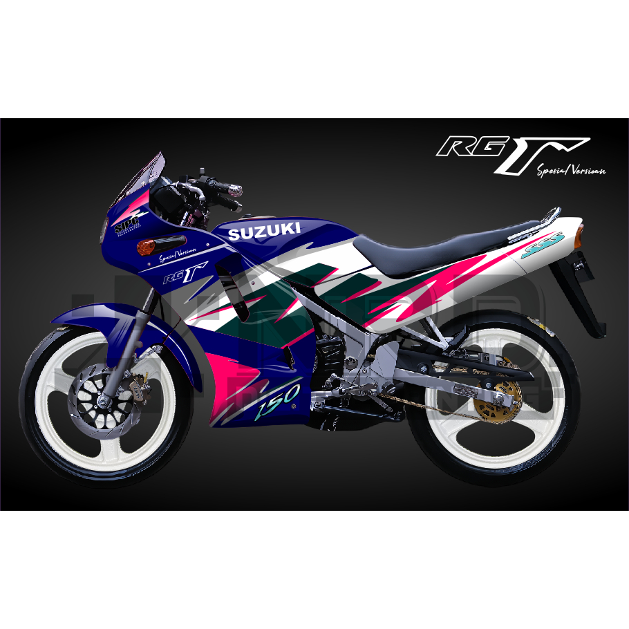 Stiker striping list Suzuki  RGR 150 Jumbo Krr  Custom