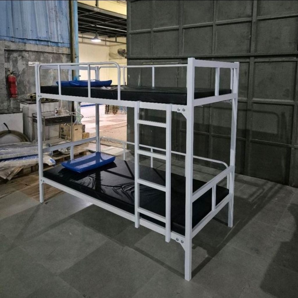 Tempat tidur 2 tingkat besi/Ranjang tingkat 2 susun besi kuat kokoh