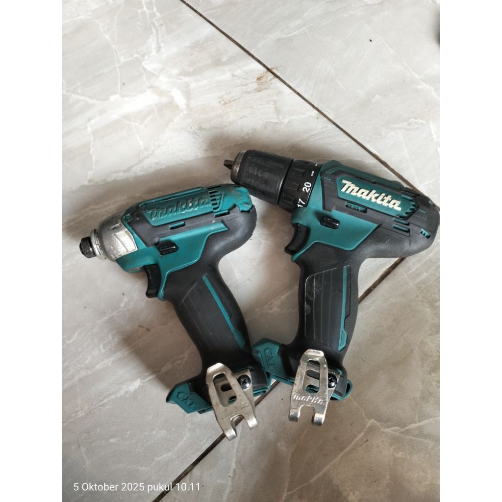 bor makita df 333 dan impact driver makita td110 second