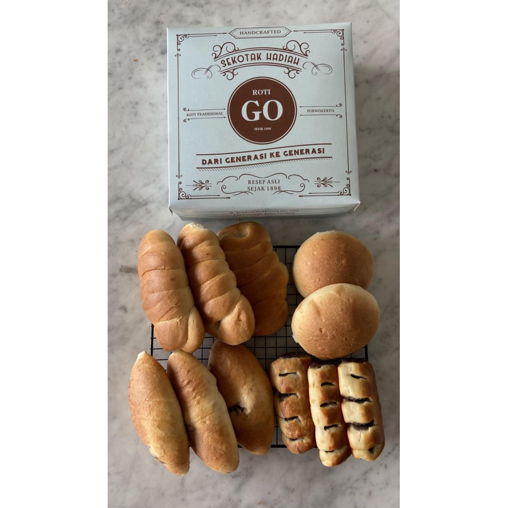 Paket Roti Jadul Roti Go | Roti Legend Oleh Oleh Purwokerto